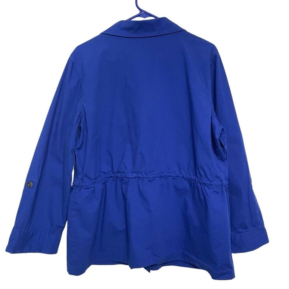 Chico’s Blue Jacket Medium Shacket - image 2